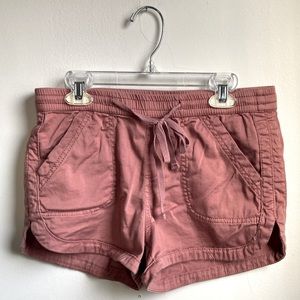 UNIONBAY Pull-On Salmon Pink Shorts